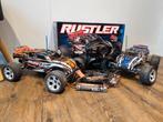 Traxxas Rustler - 2 stuks, Ready to Race!, Hobby en Vrije tijd, Auto, 1:32 tot 1:50, Zo goed als nieuw, Ophalen