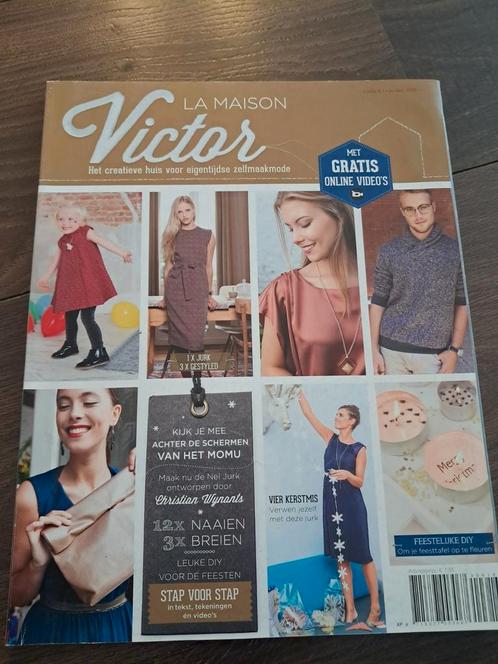 La Maison Victor editie 6 - nov/dec 2016, Hobby en Vrije tijd, Kledingpatronen, Zo goed als nieuw, Vrouw, Overige merken, Ophalen of Verzenden
