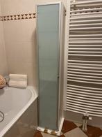 Badkamerkast met glazen deur en 4 planken, (Half)hoge kast, Minder dan 50 cm, Gebruikt, Ophalen of Verzenden