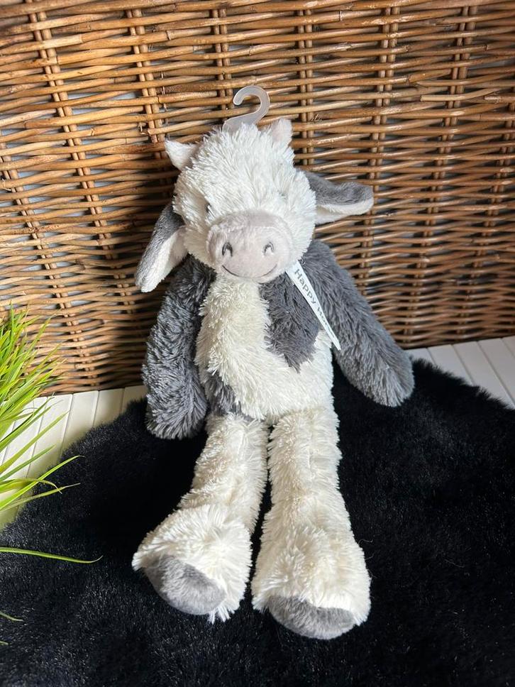 Happy horse koe knuffel knuffeltje knuffels, Kinderen en Baby's, Speelgoed | Knuffels en Pluche, Nieuw, Koe, Ophalen of Verzenden