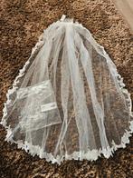 Prachtige sluier kant kort 90 cm ivory met prijsje, Kleding | Dames, Trouwkleding en Trouwaccessoires, Ophalen of Verzenden, Zo goed als nieuw
