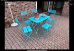 Frans inklapbaar tuinset/ bistro set, Ophalen, Zo goed als nieuw, Hout, 2 zitplaatsen