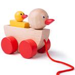 Bigjigs houten trekdier eend met jong trekfiguur, Bigjigs, Help@bigjigstoys.co.uk, Nieuw, Unit B, West Park Farm Ind. Estate Kingsmead, Folkestone Kent CT19 5EU