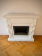 Houten schouw met bio-ethanol haard - Gratis!, Ophalen, Gebruikt, Vrijstaande haard, Overige soorten