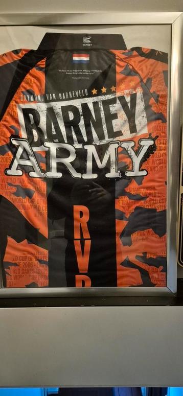 Shirt XXL en foto kaart Raymond van Barneveld. beschikbaar voor biedingen