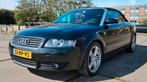 Audi A4 2.4 V6 125KW Cabrio 2005 Zwart, Auto's, Audi, Voorwielaandrijving, Cabriolet, 4 stoelen, A4