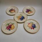 5 Borden met fruitmotief Thomas Duitsland - 19 cm, Antiek en Kunst, Antiek | Servies compleet, Ophalen of Verzenden