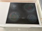 Keramische Miele kookplaat in kastje, Witgoed en Apparatuur, Kookplaten, Ophalen, Gebruikt, Keramisch, 4 kookzones
