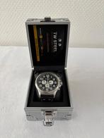 TW Steel Renault F1 Team Pilot Black TW 672 horloge nieuw., Overige merken, Leer, Staal, Polshorloge