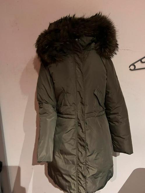 JACKY LUXERY jas met capuchon BONTKRAAG L origineel ZGAN, Kleding | Dames, Jassen | Winter, Zo goed als nieuw, Maat 42/44 (L)