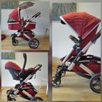 Rode Kinderwagen Joolz Geo 2 meegroei met extra accessoires, Kinderen en Baby's, Kinderwagens en Combinaties, Gebruikt, Luchtbanden