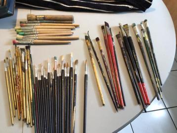 diverse kunstschilders kwasten beschikbaar voor biedingen