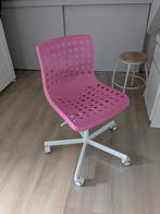 Roze bureaustoel Ikea, Huis en Inrichting, Bureaustoelen, Ophalen, Zo goed als nieuw, Roze