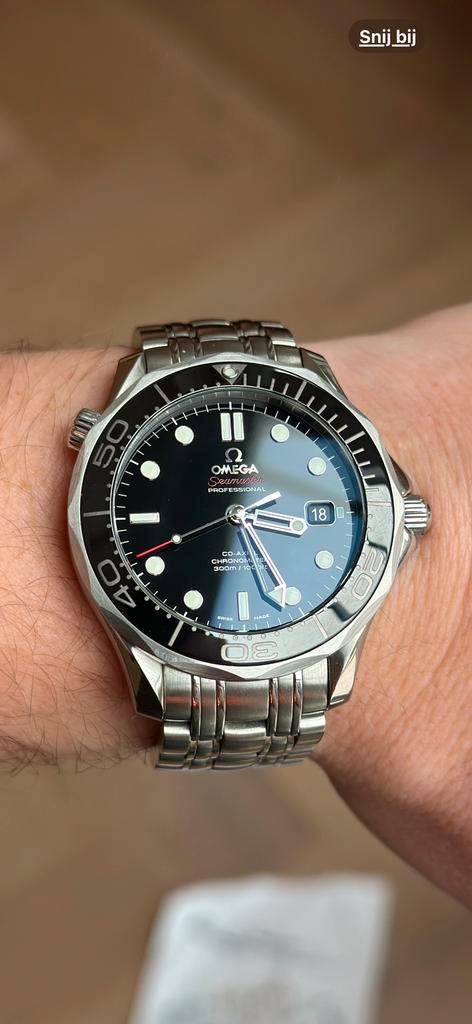 Omega Seamaster 41mm 2014, Sieraden, Tassen en Uiterlijk, Horloges | Heren, Zo goed als nieuw, Omega, Staal, Ophalen of Verzenden