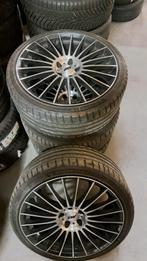 Bi-color spaak velgen Volvo V90 V70 V60 S60 235/35/19, Gebruikt, Banden en Velgen, 235 mm, Personenwagen