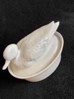 Vintage geglazuurde porselein Eend Terrine, Antiek en Kunst, Ophalen of Verzenden