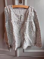 Monoprix leuke blouse met kleine vogeltjes maat 116 meisje, Ophalen of Verzenden, Meisje, Overhemd of Blouse