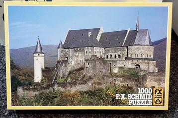 Puzzel - Slot Vianden (luxemburg)  1000 stukjes beschikbaar voor biedingen