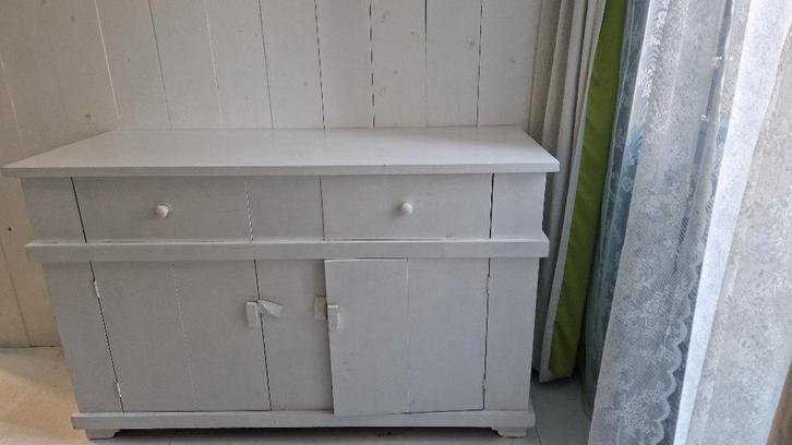 Grenen houten kast, Huis en Inrichting, Kasten | Kledingkasten, Gebruikt, Minder dan 100 cm, 150 tot 200 cm, 50 tot 75 cm, Met lade(s)