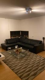 Leren Natuzzi hoekbank, Huis en Inrichting, Ophalen, Gebruikt, Leer