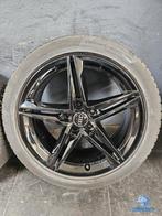 6mm! Originele Audi A4 B9 8W 18 inch zwarte velgen 5x112 win, Auto-onderdelen, Banden en Velgen, 18 inch, -, -, Banden en Velgen