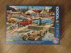 ZGAN puzzel EUROGRAPHICS (Let's go Fishing) 1000 st, Hobby en Vrije tijd, Ophalen of Verzenden, 500 t/m 1500 stukjes, Zo goed als nieuw