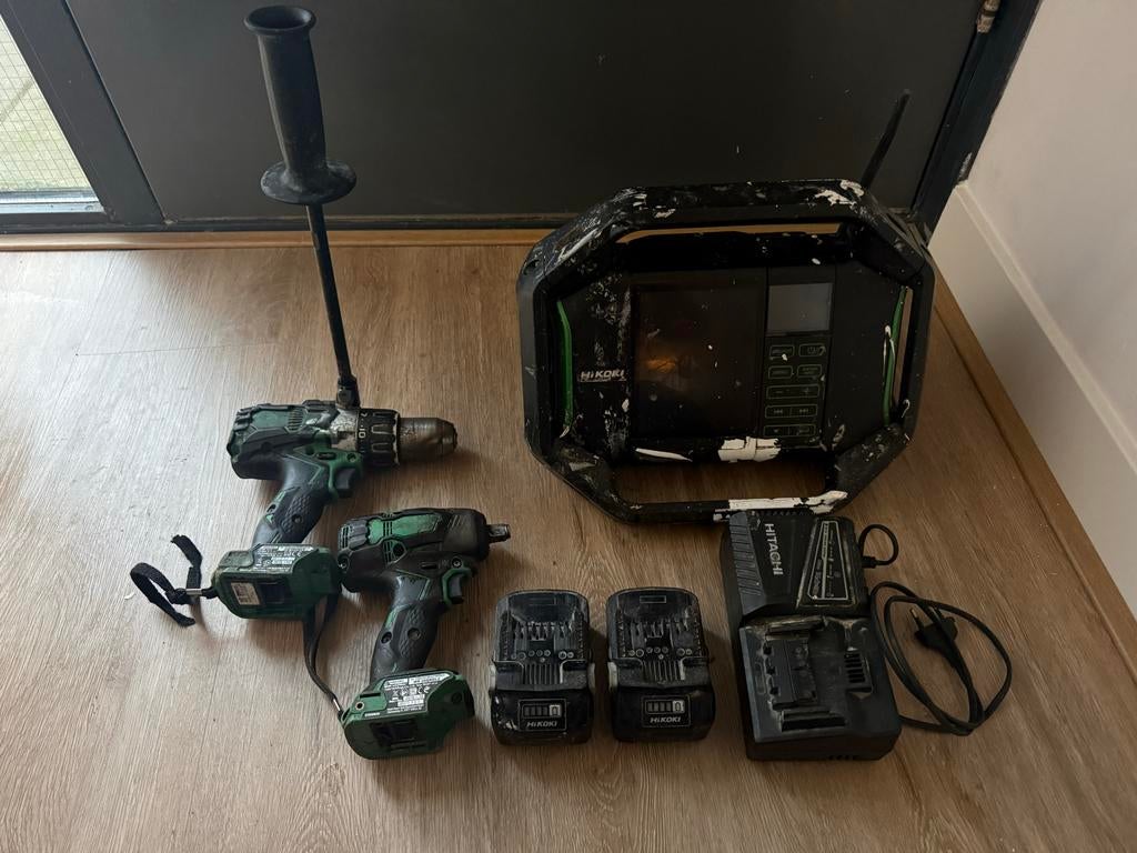 Hikoki Gereedschap Set - Gebruikt, Ophalen, Gebruikt