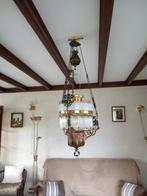 Gezellige Antieke Hang Olielamp, Antiek en Kunst, Ophalen