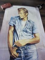 JAMES DEAN ORIGINELE VINTAGE LEVI 501 POSTER JARENM 60, Verzamelen, Ophalen, Gebruikt, Reclame