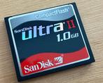 Sandisk Ultra II 1GB Geheugenkaart - Compact Flash, Gebruikt, SanDisk, Minder dan 2 GB, Ophalen of Verzenden