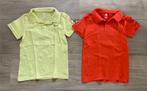 2x Hema polo shirt jongen maat 122 / 128 oranje en geel, Ophalen of Verzenden, Zo goed als nieuw, Shirt of Longsleeve, Hema