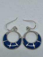 Zilveren oorbellen met lapis lazuli, Overige kleuren, Info@zilverenedelstenen.com, Nieuw, 546JA