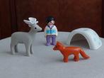 Playmobil 123, Eskimoset met rendier en vos, Ophalen of Verzenden, Gebruikt