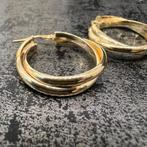 14k gouden oorbellen prachtif model, Ophalen of Verzenden, Zo goed als nieuw, Goud