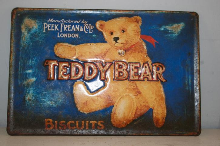 Reclamebord - Peek Frean & Co. Ltd. koekjesfabrikant, Verzamelen, Merken en Reclamevoorwerpen, Gebruikt, Reclamebord, Ophalen of Verzenden