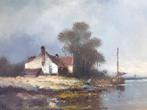 Olieverfschilderij H. Van Dongen, Antiek en Kunst, Kunst | Schilderijen | Klassiek, Ophalen