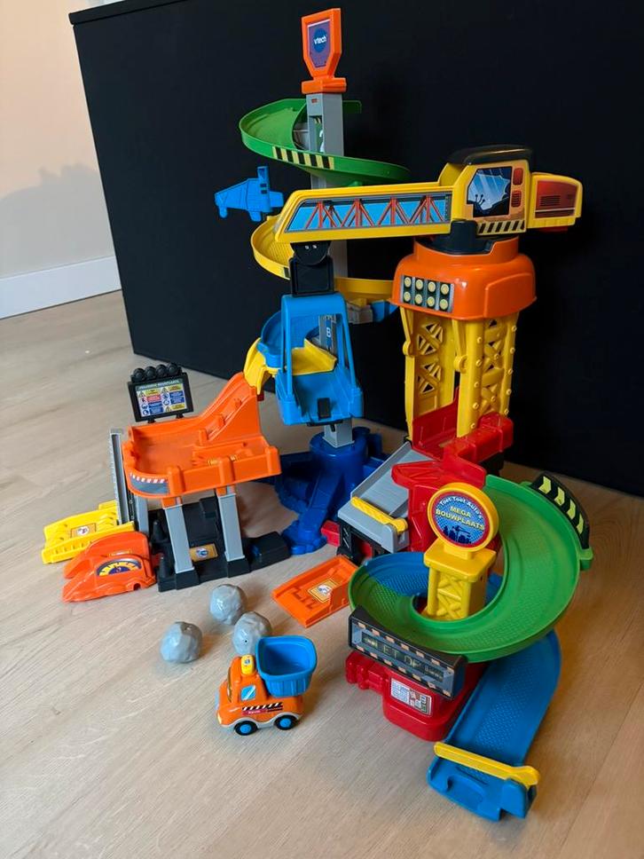 Vtech Toet Toet Auto’s Bouwplaats - Compleet, Kinderen en Baby's, Speelgoed | Vtech, Zo goed als nieuw, 6 maanden tot 2 jaar, Ophalen