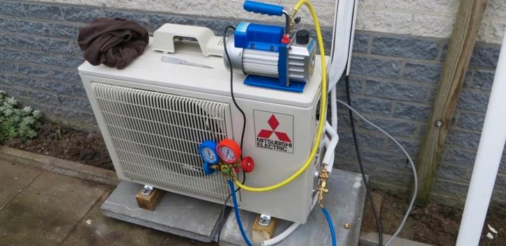 Te huur vacumeerpomp met manometer, Witgoed en Apparatuur, Airco's, Zo goed als nieuw, Wandairco, Ophalen of Verzenden