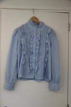 Lichtblauwe Blouse – Maat S – Elegant & Fris, Blauw, Ophalen of Verzenden, Zo goed als nieuw, Maat 36 (S)