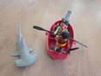 Playmobil Piratenboot met Hamerhaai & Accessoires, Ophalen of Verzenden, Gebruikt