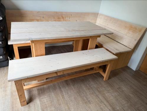 Eethoek steigerhout, Huis en Inrichting, Tafels | Eettafels, 50 tot 100 cm, 150 tot 200 cm, Vijf personen of meer, Rechthoekig