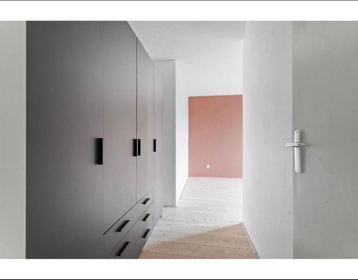 Kledingkast zwart (afmetingen in de beschrijving), Huis en Inrichting, Kasten | Kledingkasten, Gebruikt, 150 tot 200 cm, 150 tot 200 cm