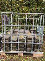 GRATIS | Tuile du Nord blauwe dakpannen | 425 stuks, Ophalen, Gebruikt, Steen of Klei, Blauw