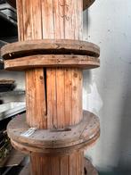 Houten haspels, Ophalen, Zo goed als nieuw, Rond, Hout