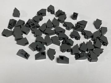 Partij 50x 2x1 omgekeerde Lego dakpan in diverse kleuren beschikbaar voor biedingen