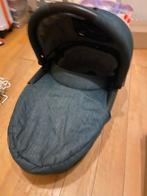 Stoere Reiswieg van spijkerstof Mutsy kinderwagen, Ophalen, Gebruikt, Kinderwagen, Mutsy