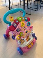 2-in-1 Baby Walker Roze - Loopwagen & Activiteitenpaneel, Ophalen, Zo goed als nieuw
