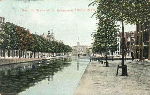 (301-307-011) Amsterdam Hugo de Grootkade en Raampoort, Verzamelen, Ansichtkaarten | Nederland, Noord-Holland, Verzenden