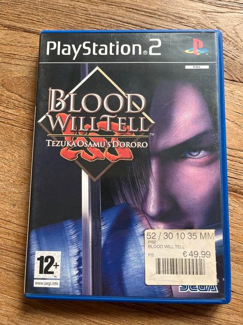 Blood Will Tell PS2, Spelcomputers en Games, Games | Sony PlayStation 2, Gebruikt, Avontuur en Actie, 2 spelers, Vanaf 12 jaar