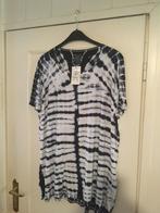 Nieuwe wit blauw gevlekte viscose blouse van Blue, maat XS, Nieuw, Maat 34 (XS) of kleiner, Boven de knie, Verzenden